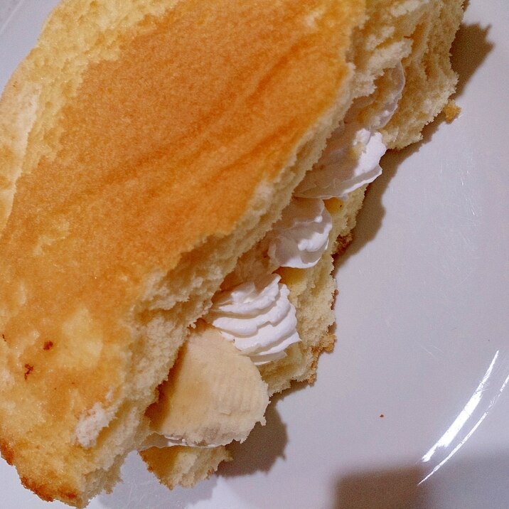 市販スポンジケーキでバナナホイップサンド レシピ 作り方 By Hideok8 楽天レシピ